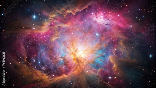 mesmerizing nebula in the far reaches of the universe