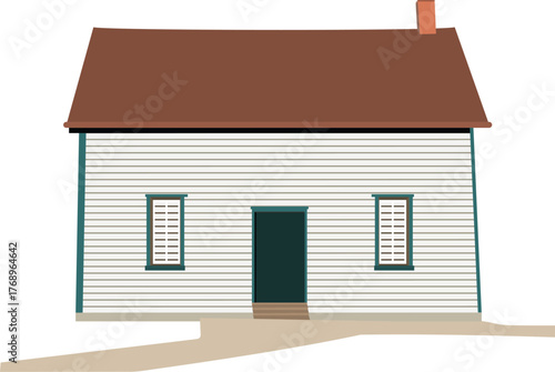 Charming Traditional Cottage House with Rustic Appeal