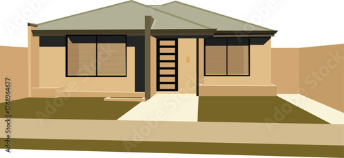 Modern Suburban Home Design with Sleek Architecture