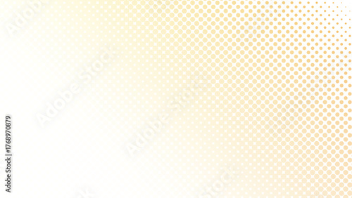 Yellow halftone gradient background, pop art comic style pattern. Modern creative trendy design in vector illustration