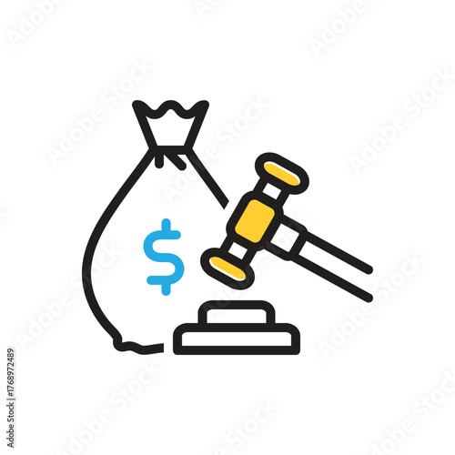 Multi color icon for penalty