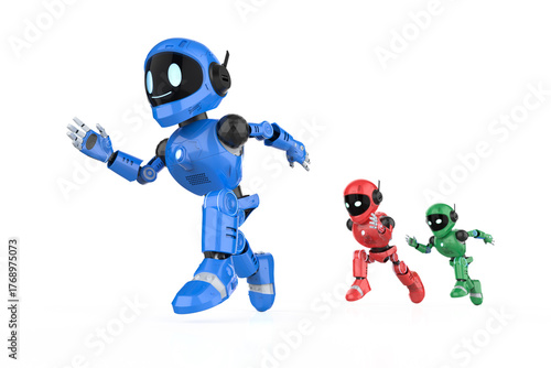 Assistant ai robots run in competition