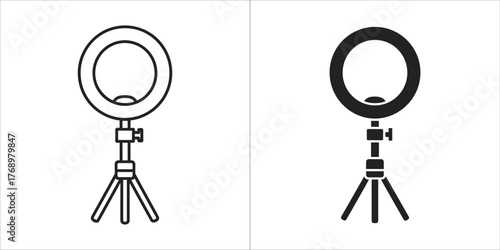 Ring light on a tripod a versatile lighting tool for content creation