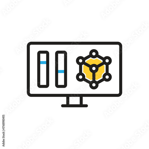 Multi color icon for modelling