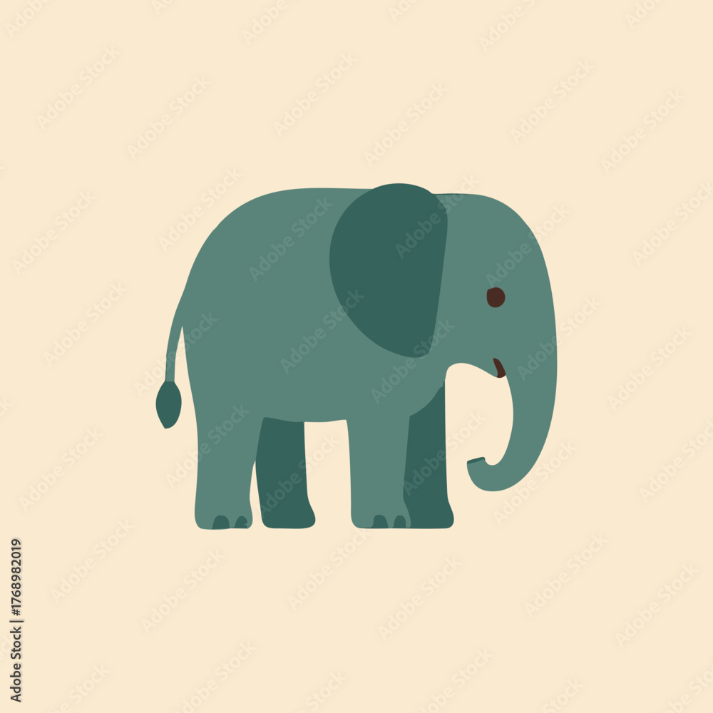Fototapeta premium elephant vector illustration