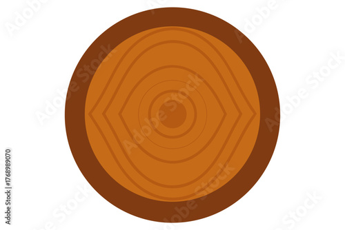 circular grain wood pattern illustration