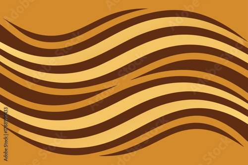 wavy line carved wood pattern background illustration