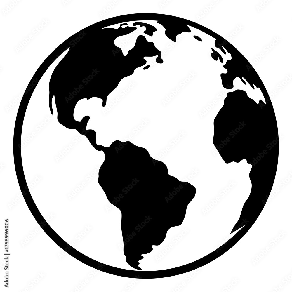 Obraz premium globe icon vector illustration