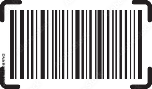 qr code and barcode icons set. payment and identification. Simple digital scanning. mobile phone, barcode, qr code, scan me, scan now, scan here, black and white, minimalist,