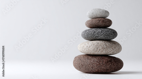 Stacked stones, representing balance and harmony
