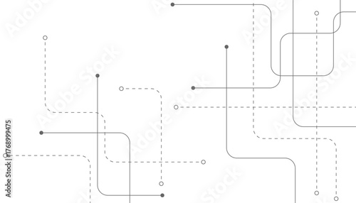 Abstract background with technology circuit board texture. Modern electronic motherboard texture. Creative idea for internet technology. Tech concept for header, web banner, website, presentation.