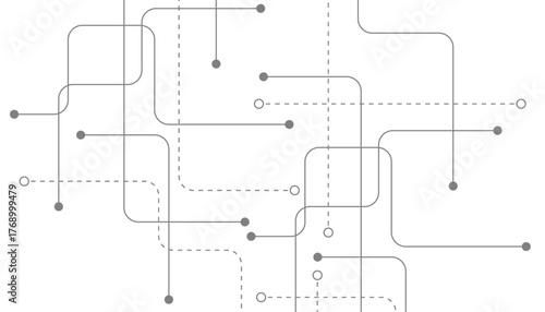 Abstract background with technology circuit board texture. Modern electronic motherboard texture. Creative idea for internet technology. Tech concept for header, web banner, website, presentation.