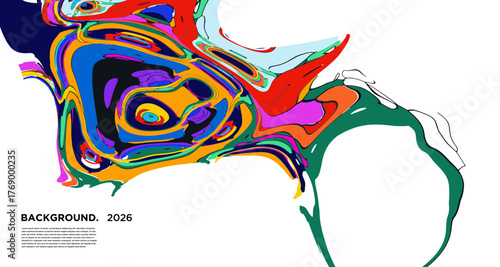 Vibrant abstract liquid marble background with pink, yellow, blue, purple, and orange swirls, creating a textured, colorful pattern ideal for posters or wallpapers.
