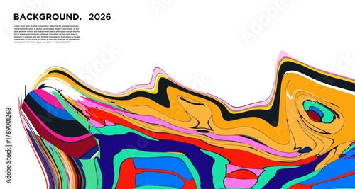 Vibrant abstract liquid marble background with pink, yellow, blue, purple, and orange swirls, creating a textured, colorful pattern ideal for posters or wallpapers.
