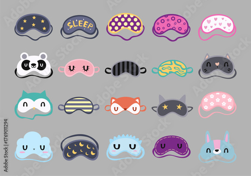 Cute Sleeping Mask Element