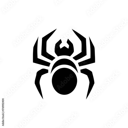 Intricate Spider Emblem Vector Illustration
