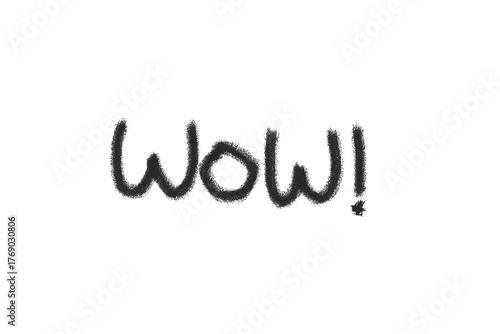 Wow text draw in brush