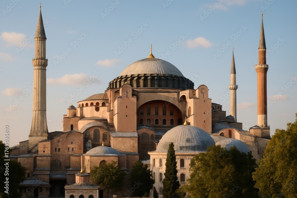 Fototapeta premium Historic architectural marvel in Istanbul.