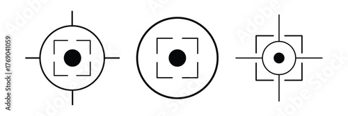 Target icon vector illustration. goal icon vector. target marketing sign and symbol EPS 10