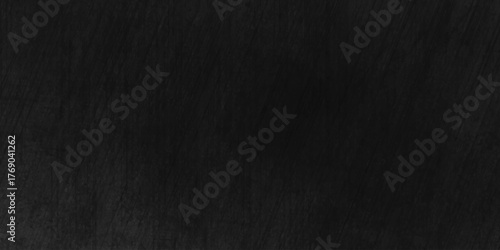 Distress rough abstract concrete dark black grunge stone vein surface marble art design. old wall grungy blackboard and chalkboard panorama dirty vintage interior smoot polished backdrop texture.	
