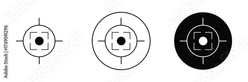 Target icon vector illustration. goal icon vector. target marketing sign and symbol EPS 10