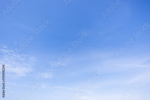 clear blue sky background,clouds with background, Blue sky background with tiny clouds. White fluffy clouds in the blue sky. 