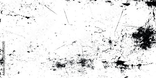 Grunge Overlay Patterns, and Vaporwave Aesthetic Digital Degradation Set of different distressed black grain texture.