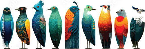  Beautiful Bird Design for Wall Decor.
