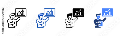 Technical Writing icon set multiple style collection