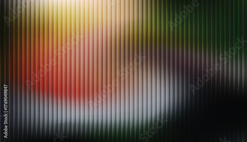 A dynamic abstract texture with a vertical striped overlay set against a soft, bright light gradient.