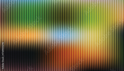 A dynamic abstract texture with a vertical striped overlay set against a soft, bright light gradient.