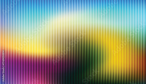 A dynamic abstract texture with a vertical striped overlay set against a soft, bright light gradient.