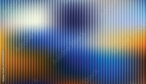 A dynamic abstract texture with a vertical striped overlay set against a soft, bright light gradient.