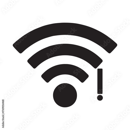 wi fi icon. wi fi symbol. wireless network. vector illustration EPS 10