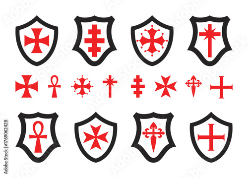 Knights Templar vector, Knights Templar clipart, Knights Templar silhouette