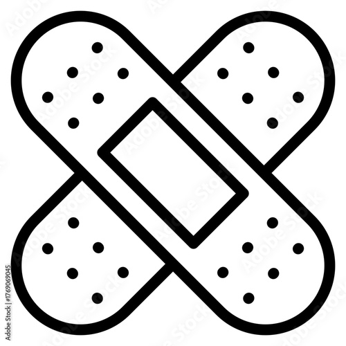 adhesive bandage icon