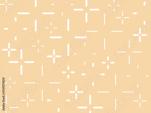 かわいい煌めきの背景　イエロー