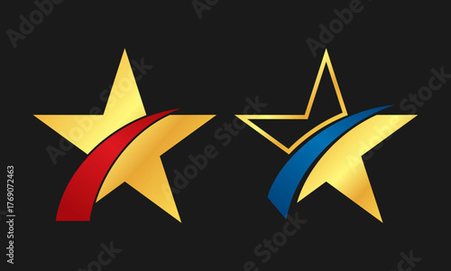 Luxury Award Star Icon For Corporate Recognition