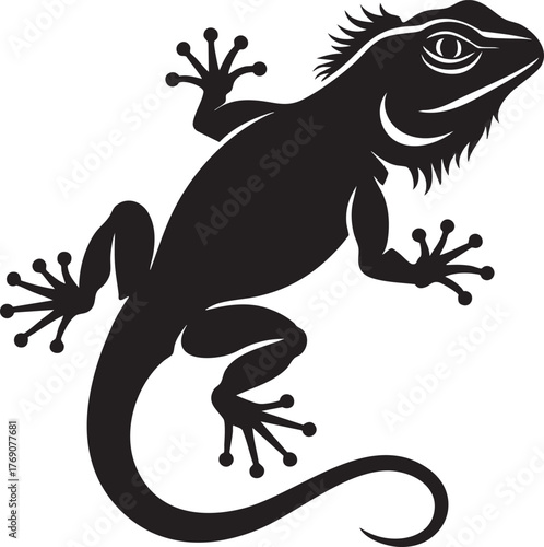 Minimalist Reptile Design Element Set