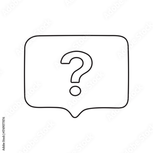 Question Mark Bubble Icon