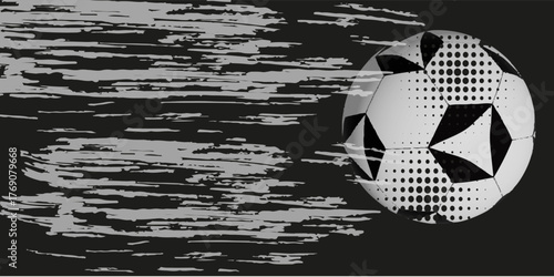 Soccer ball and gal net illustration combined pencil sketch and watercolor sketch.