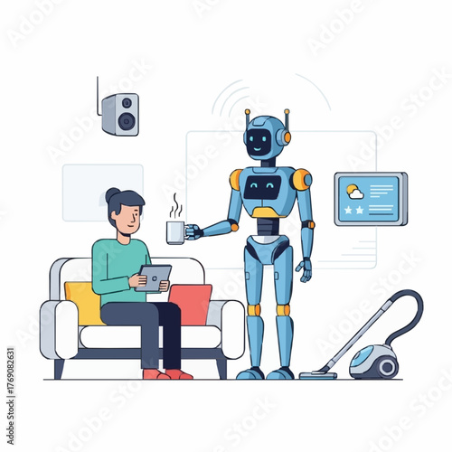 Robotic assistant helping women