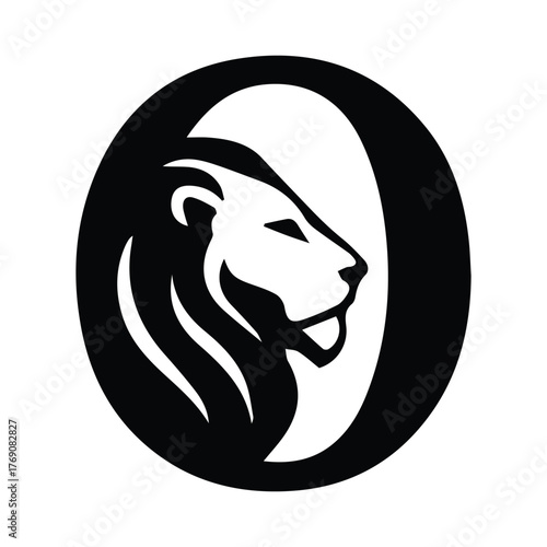 Bold Lion Mane Letter O