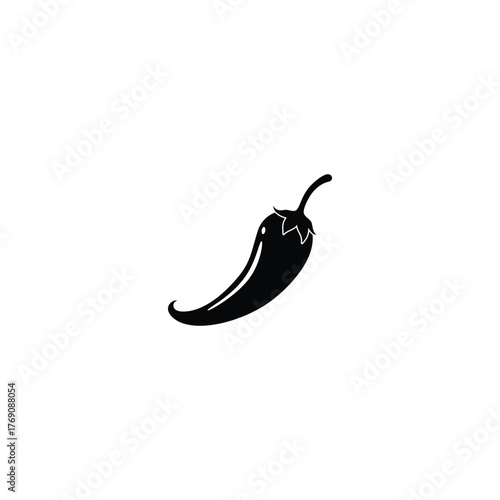 chili icon. chili vector illustration for icon ,symbol or logo