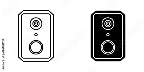 Gaming mouse vector icon set, modern input device computer accessory