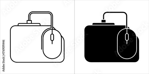 Computer mouse and mousepad