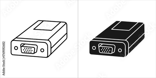 Vga adapter connector