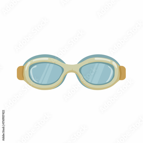 Swimming Goggles Classic Vector Icon Design