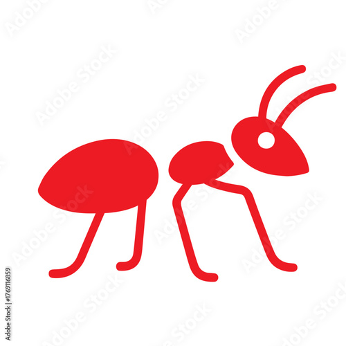 bee icon or logo symbol solid vector illustration 