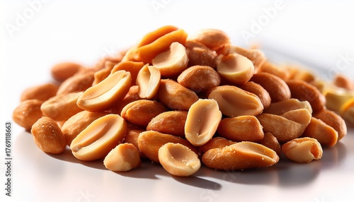 Crunchy Pieces Of Roasted Peanuts